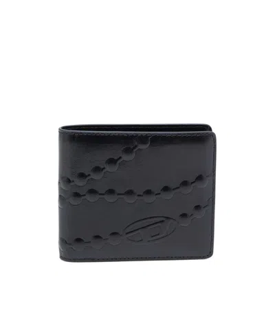DIESEL EMBOSSED BI-FOLD WALLET