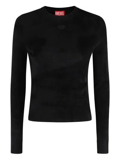 DIESEL EMBROIDERED-LOGO T-SHIRT