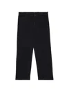 Diesel 로고 자수 팬츠 In Black