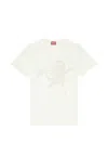 Diesel Embroidered-patch T-shirt In White
