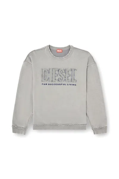 Diesel Essential Sweatshirt For Trendsetters In Sweatshirt/grey