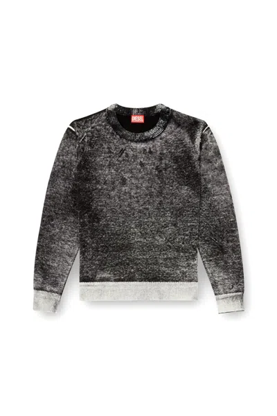 Diesel Essential Swethetan Mini Hoodie In Black