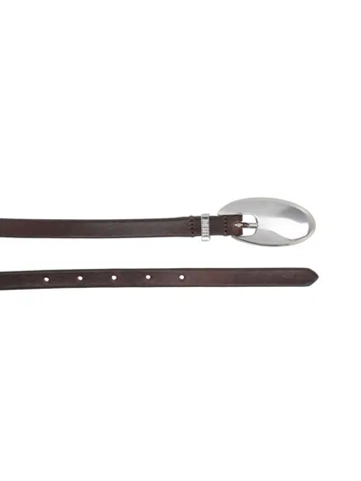 Diesel Essential Women's Mini Belt In Brown
