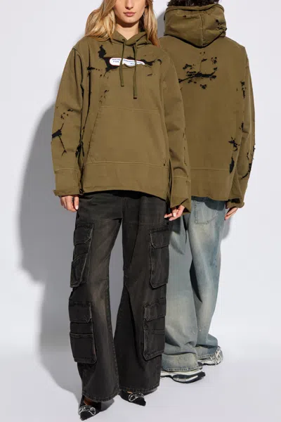 Diesel 'exclusive For Vitkac' Hoodie In Green
