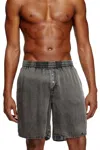 Diesel Extra-long Boxer Shorts With Denim Effect