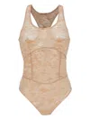 Diesel Ezzy Bodysuit In Brown