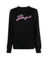 Diesel F-ang-k15 Logo-print Rib-trimmed Sweatshirt In Black