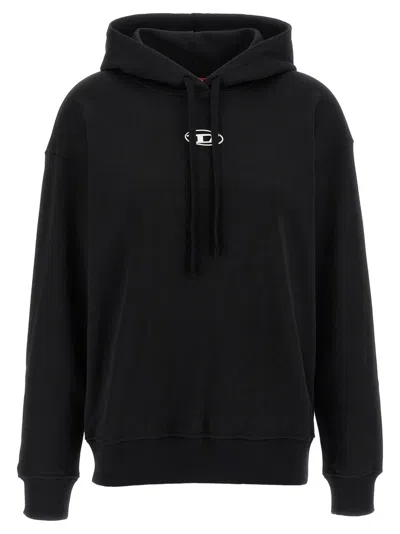 Diesel F-buxt-hood-od' Hoodie In Black