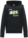 Diesel F-buxt-hood-p2 Hoodie In Black