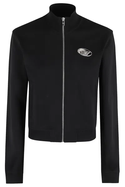 Diesel F-flacin Sweatshirt In Black