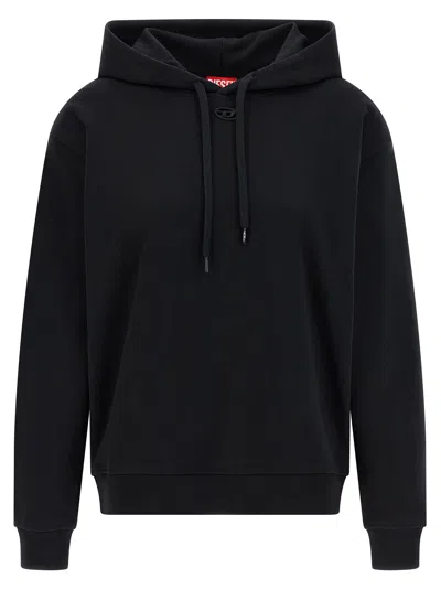 Diesel F-normy-hood-od Sweatshirt Black In Blue