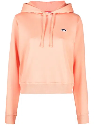 Diesel F-reggy-hoodie Doval In Pink