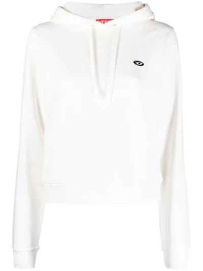 Diesel F-reggy-hoodie Doval In White