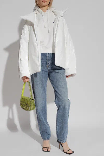 Diesel ‘f-reggy' Patched Hoodie In White