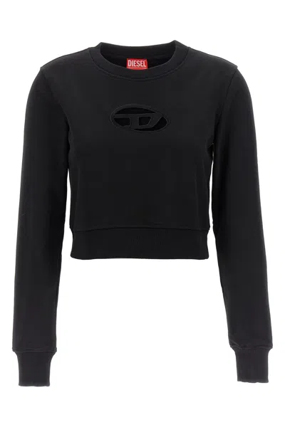 DIESEL F-SLIMMY CROPPED SWEATSHIRT