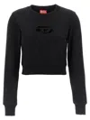 Diesel Cropped Sweatshirt With Distinctive Logo Detail