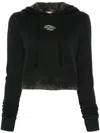 Diesel F-slimmy-hood-p5 Sweaters Clothing In Black