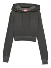 Diesel F-slimmy Hoodie In Gray