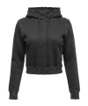Diesel Long-sleeved Hooded Sweatshirt In Black