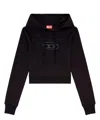 Diesel Black F-slimmy-hood-od Sweatshirt In Black