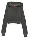 Diesel F-slimmy Hoodie In Gray