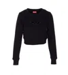 Diesel F-slimmy-od Sweatshirt In Black