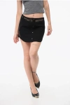 Diesel Fabric O-malvy Miniskirt With Sheer Details