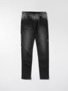 Diesel Faded  5-pocket Jeans In Black