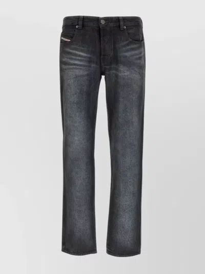 DIESEL FADED EFFECT FIVE-POCKET STYLE JEANS WITH BELT LOOPS