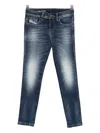 Diesel Faded-effect Jeans In Blue