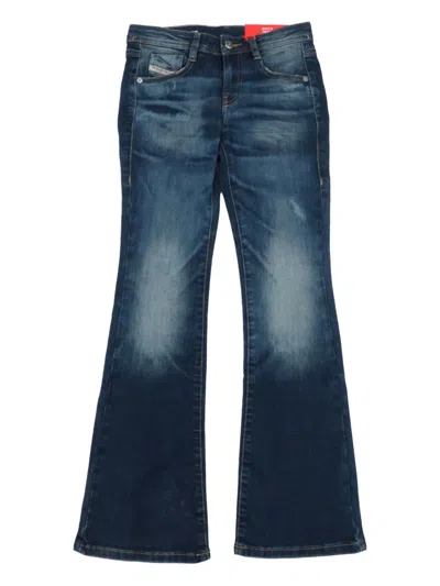 Diesel Kids' Faded-effect Jeans In Blue