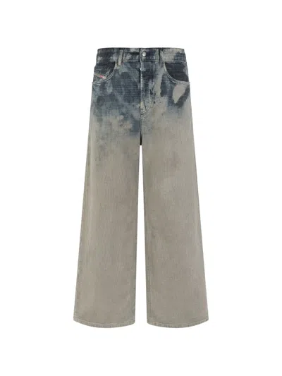 Diesel Faded Jeans In Gray