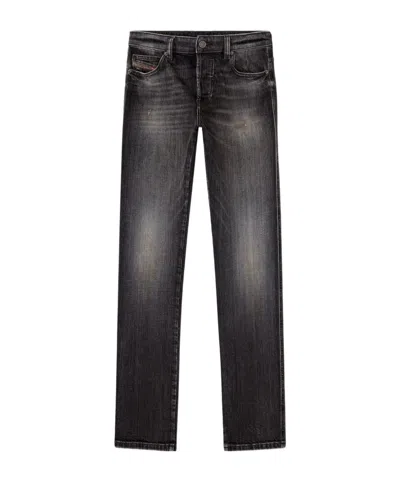 Diesel Mens 02 1993 D-vyl 0adbu Slim-fit Denim Jeans In Black