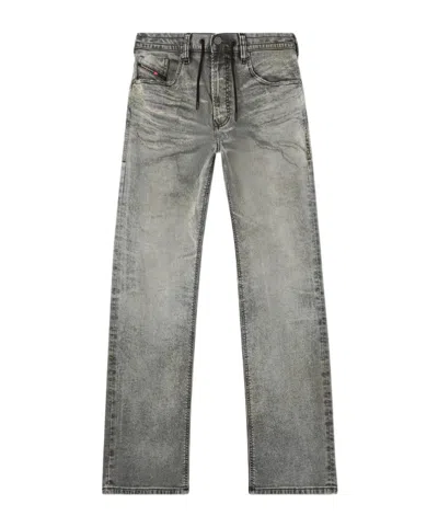 DIESEL FADED STRAIGHT-LEG JEANS