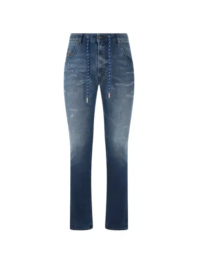 Diesel Faded-effect Jeans In Blue