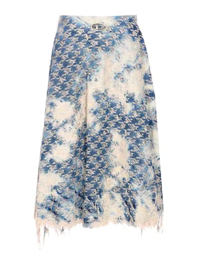 Diesel De-annet Skirt In Blue