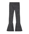 Diesel Fared Printed Leggings In Gray