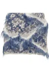 Diesel M-faustina Skirt In Blu