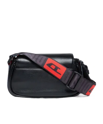Diesel Faux-leather Cross Body Bag In Black