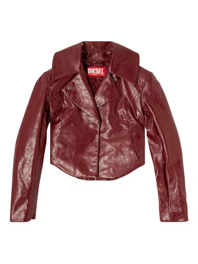 DIESEL Diesel Faux Leather Jacket