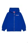 Diesel S-drops Hoodie In Blue