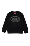 Diesel Scircle Over Sweatshirt In Black