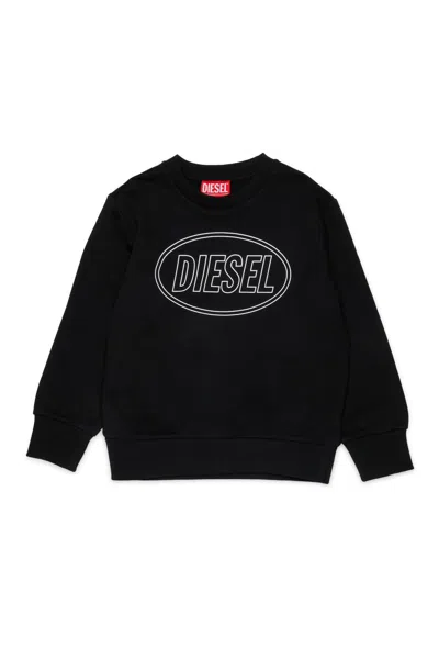 DIESEL CREW NECK SWEATSHIRT WITH LOGO