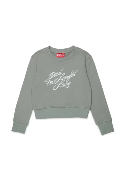 DIESEL CREWNECK SWEATSHIRT WITH LOGO