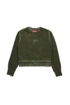 Diesel Slaccy Sweatshirt In Green