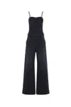 Diesel Fitted Bodice Jumpsuit With Wide-leg Pants