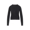 Diesel Fitted Button-up Sweater With Ribbed Detailing In Black