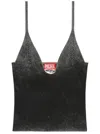 Diesel M-laila Camisole In Faded Ribbed Knit