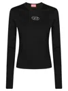 Diesel T-uncutie-long-d T-shirt In Black