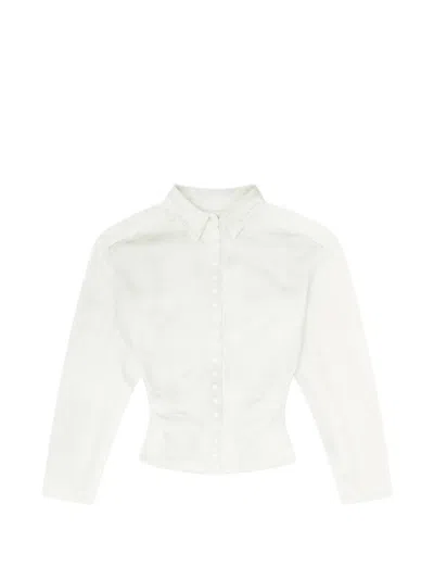 Diesel Fitted Shirt In Denim In White